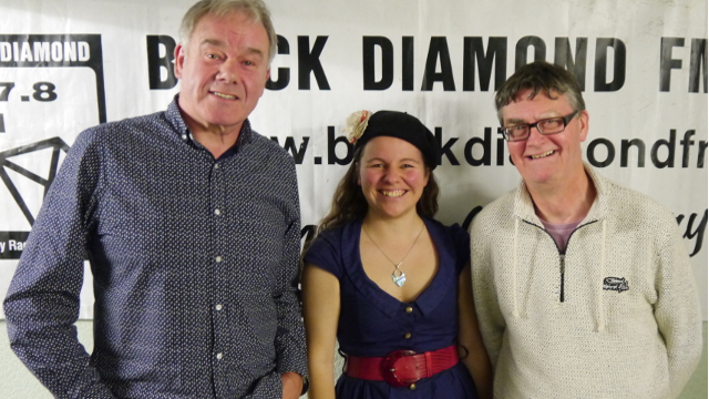Ian and David from Flagstaff with Rachel from Black Diamond FM